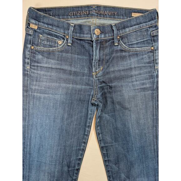 Citizens of Humanity Women’s Ava Low Rise Straight Jeans 27 Casual Chic Designer - Picture 2 of 9